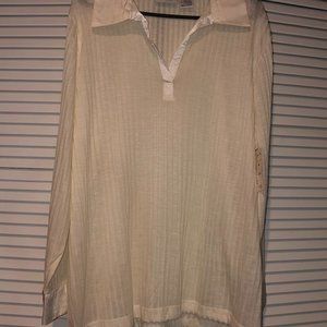 GORGEOUS Brand-New Cream Pull-over Sweater with Sa